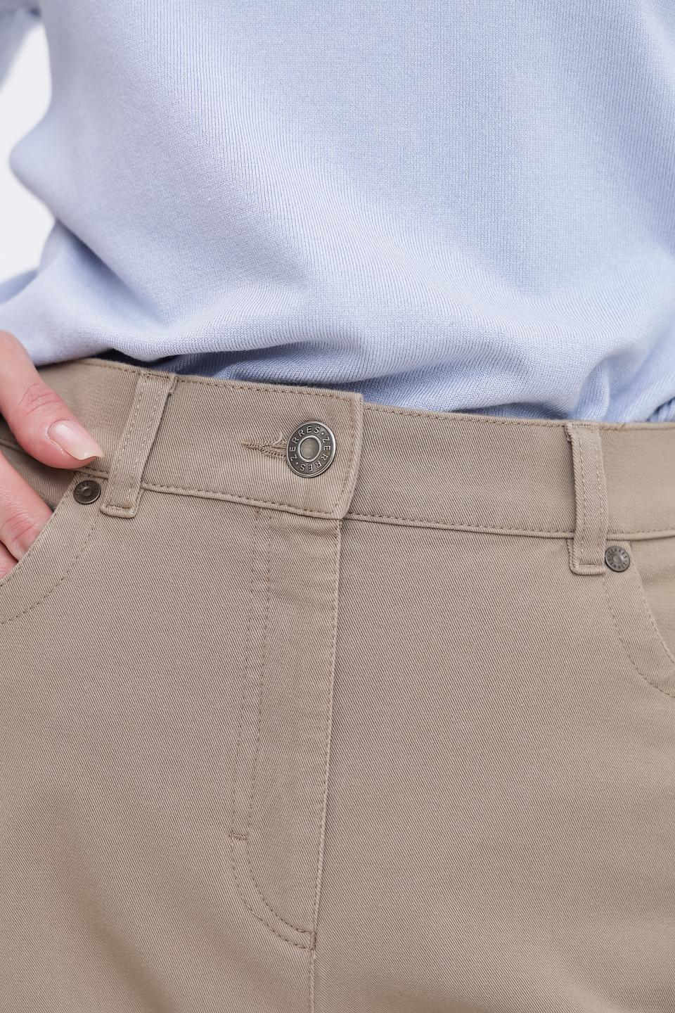 Джинсы Zerres бежевые прямые