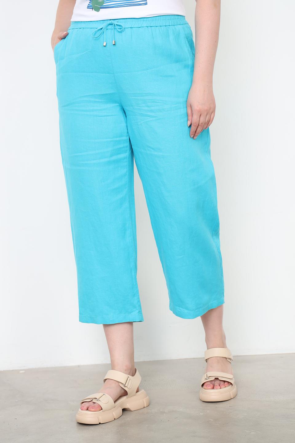 Брюки кюлоты Erfo бирюзовые