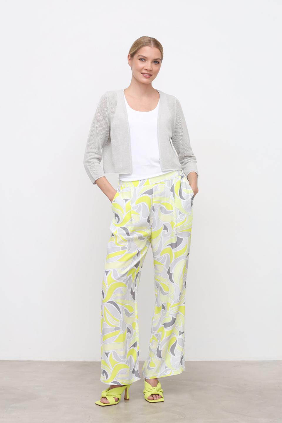 Жакет Bianca сетчатый серый