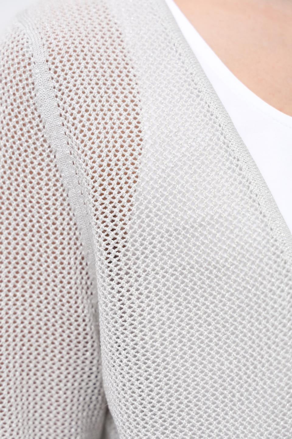 Жакет Bianca сетчатый серый