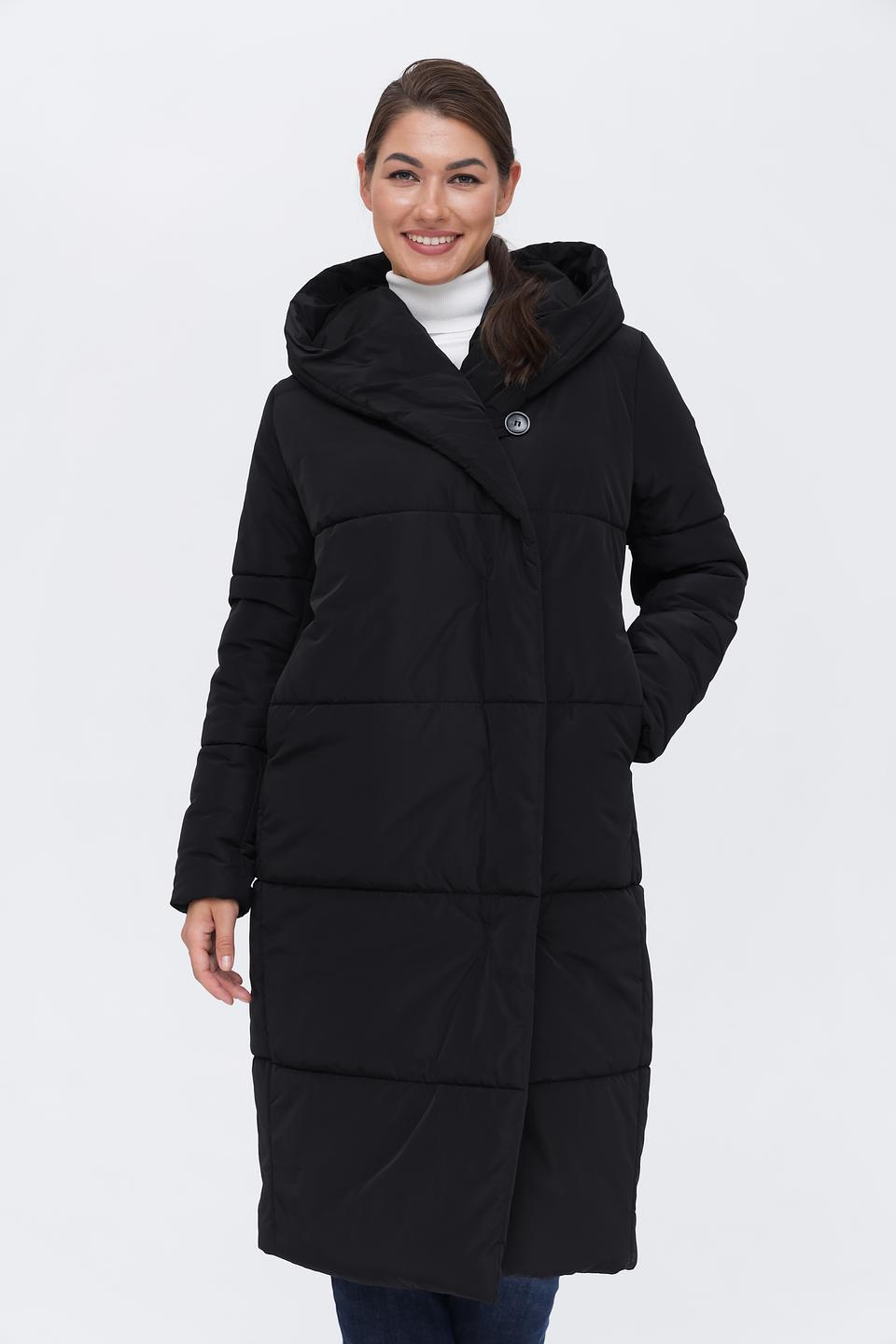 Пальто Electra style чёрное стеганое