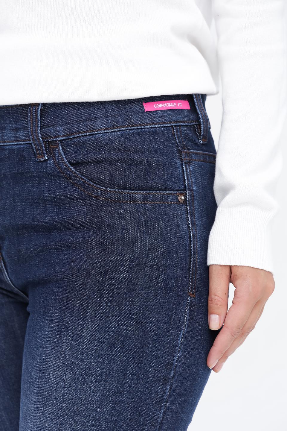 Джинсы Pezzo прямого кроя синие