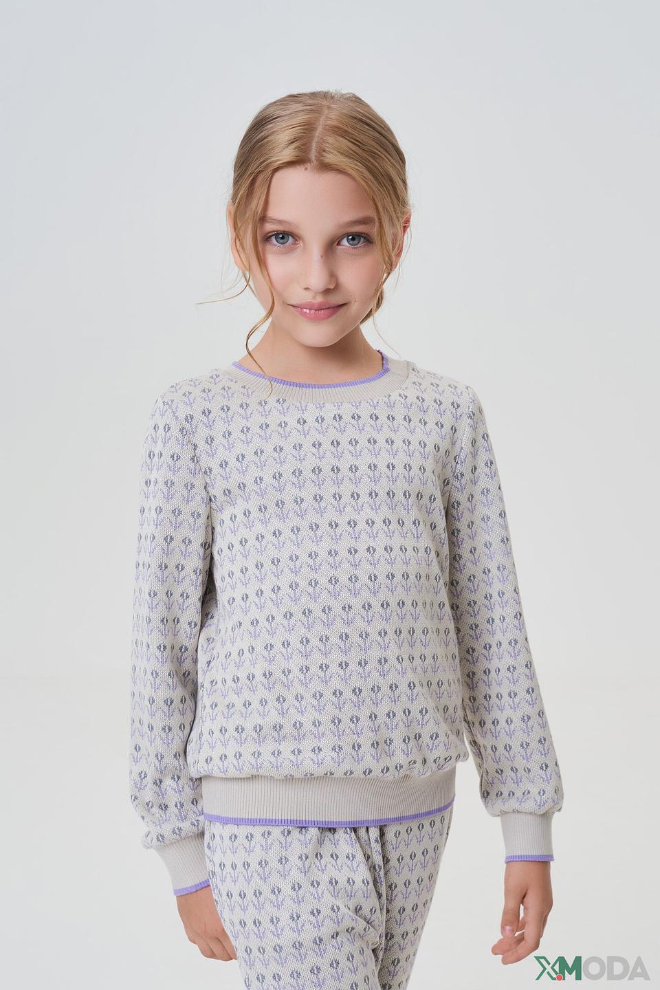 Комплект Choupette дев. серый с лиловым