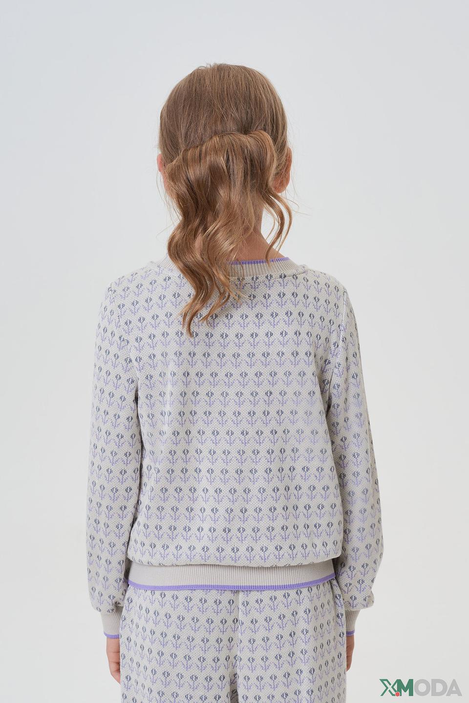 Комплект Choupette дев. серый с лиловым