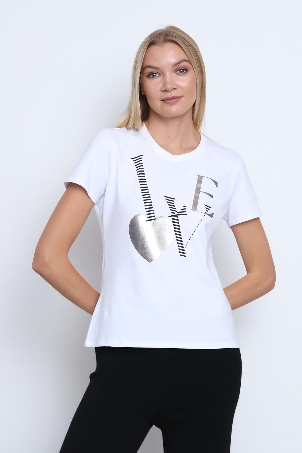 Футболка Penny Black с принтом LOVE, женская