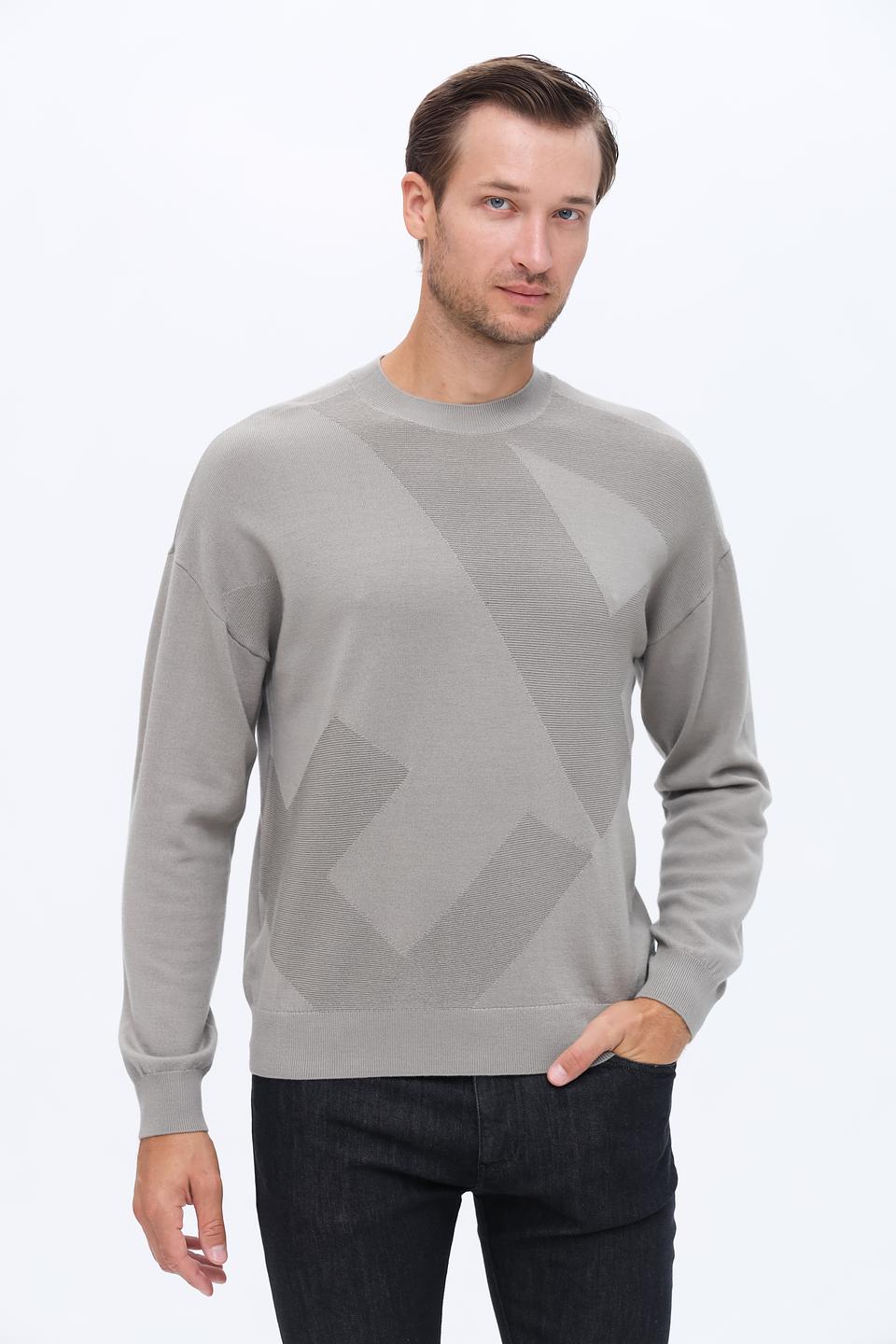 Джемпер Emporio Armani серый