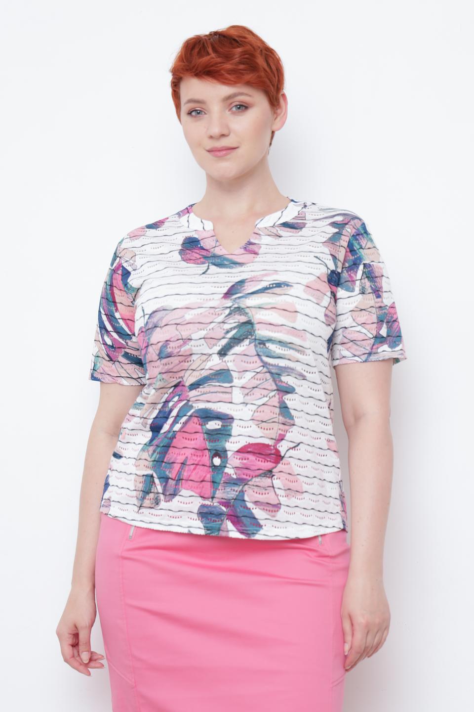 Блуза Frank Walder с цветочным принтом