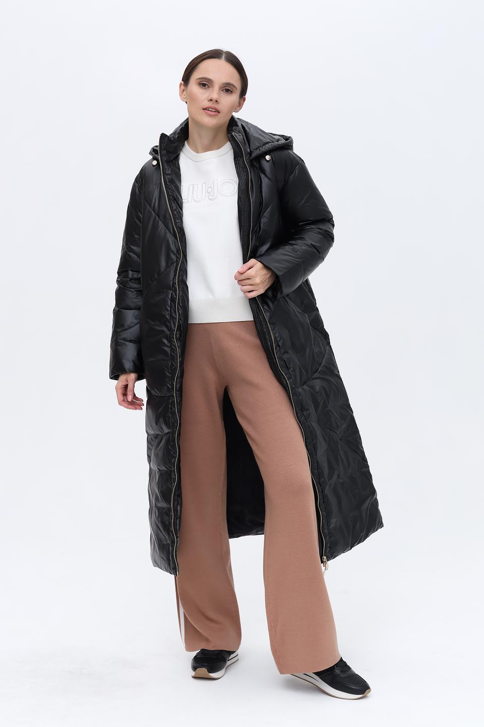 Пальто Liu-Jo стеганое чёрное