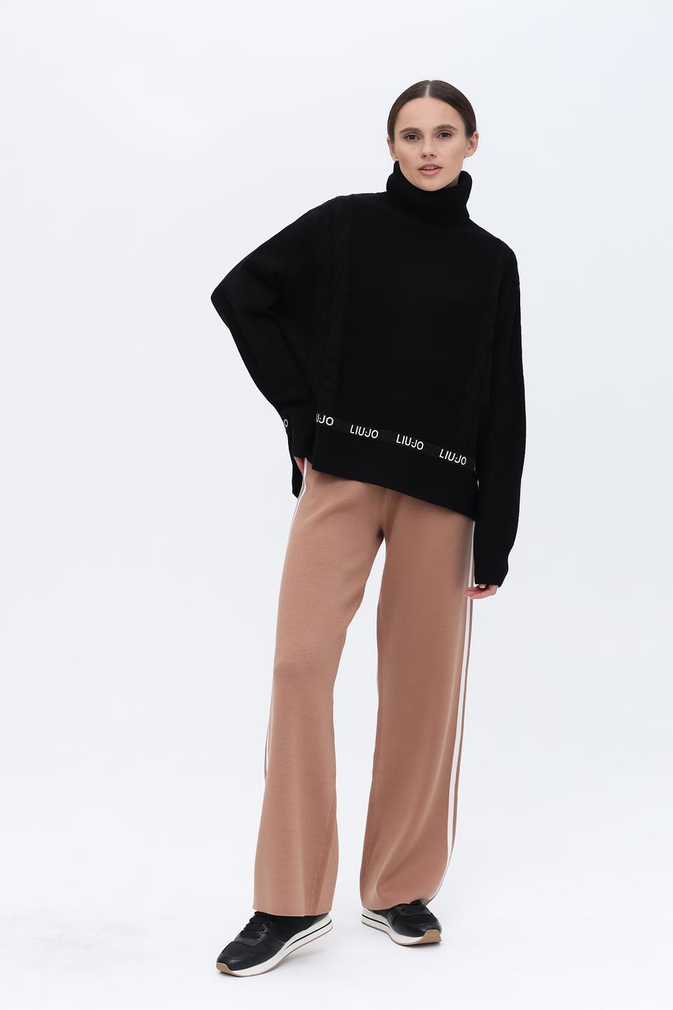 Брюки Liu-Jo клёш бежевые