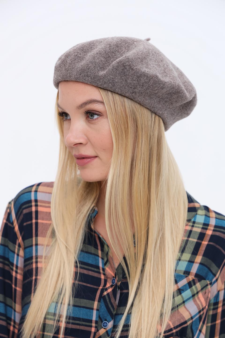 Берет Seeberger серый