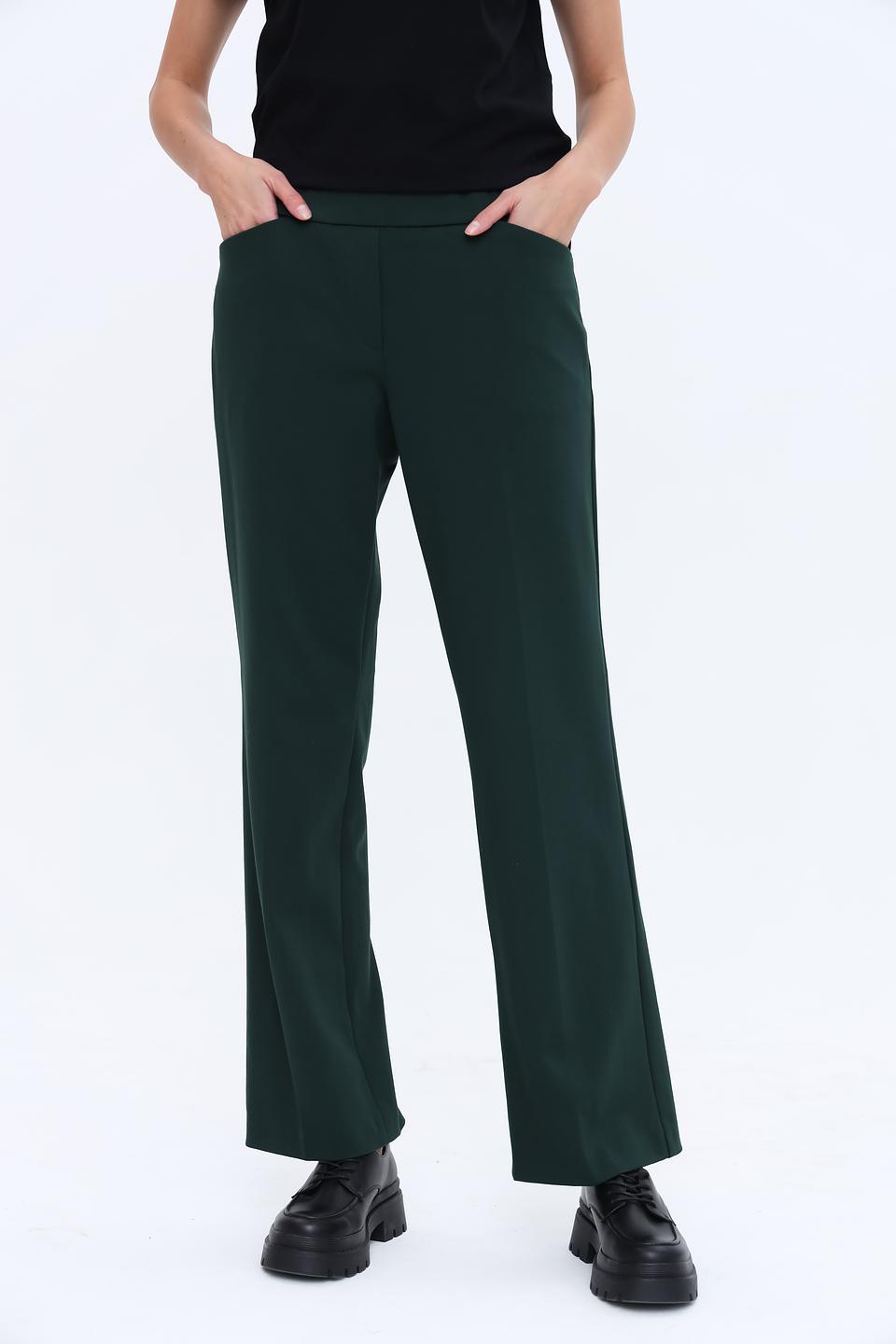 Брюки Gardeur зеленые с эластичным поясом