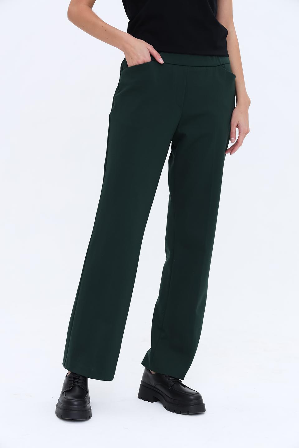 Брюки Gardeur зеленые с эластичным поясом