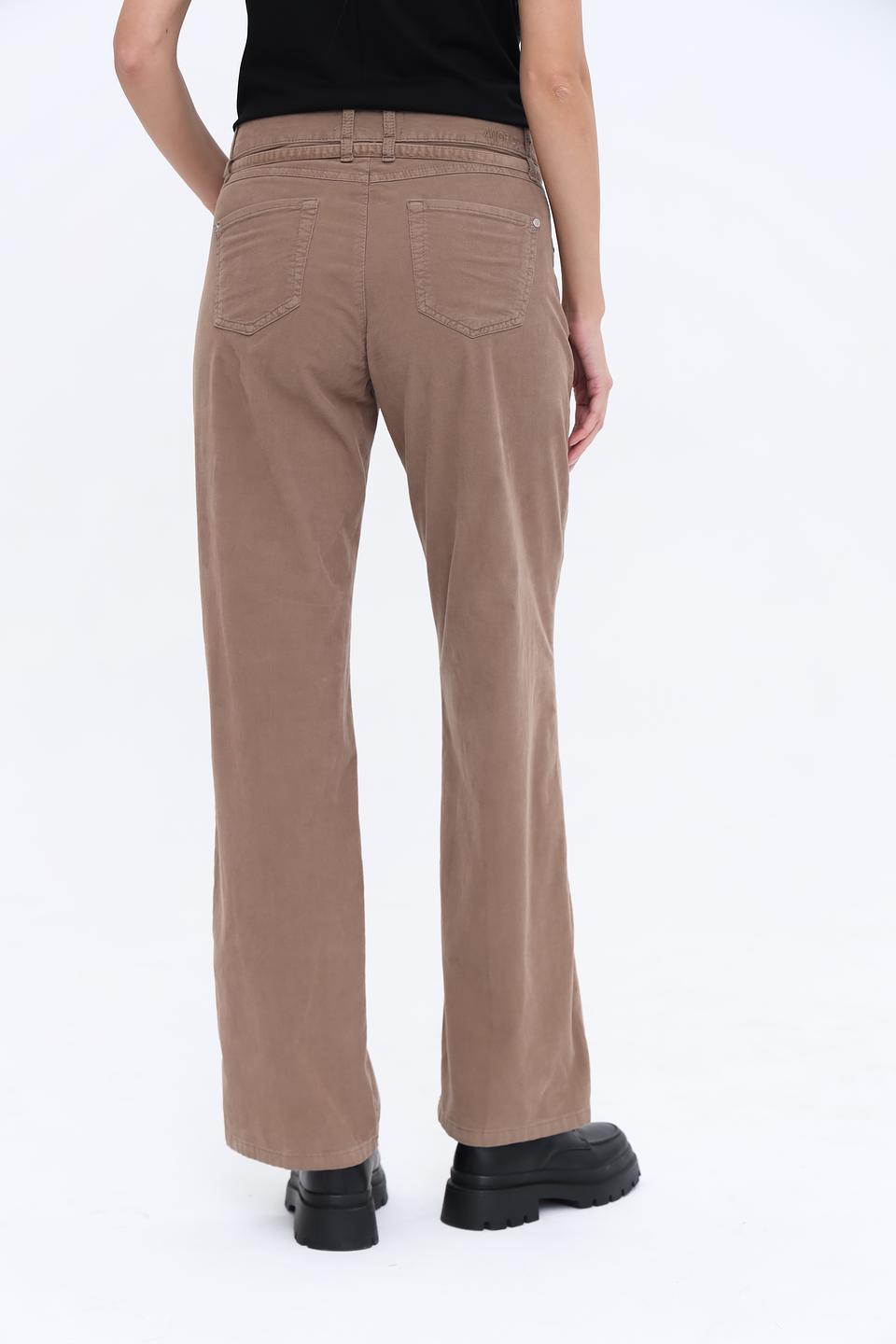 Брюки Angels прямого кроя бежевые