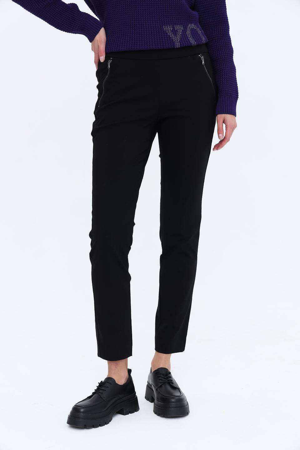 Брюки Gardeur чёрные с молниями