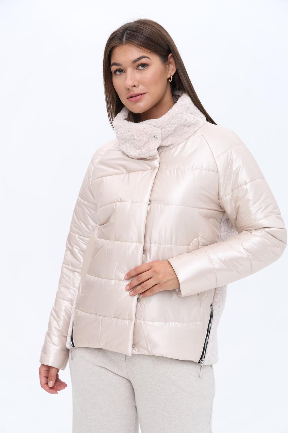 Куртка Electra style стеганая бежевая
