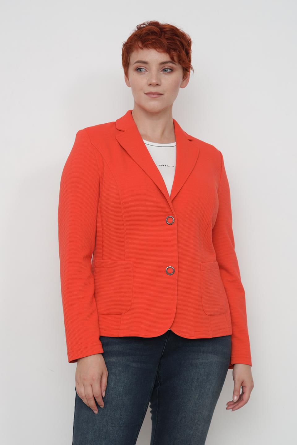 Жакет Lebek оранжевый приталенный