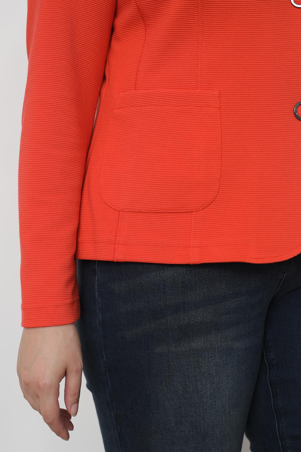 Жакет Lebek оранжевый приталенный