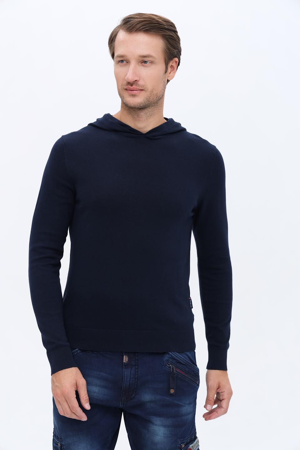 Худи Hechter мужской тёмно-синий