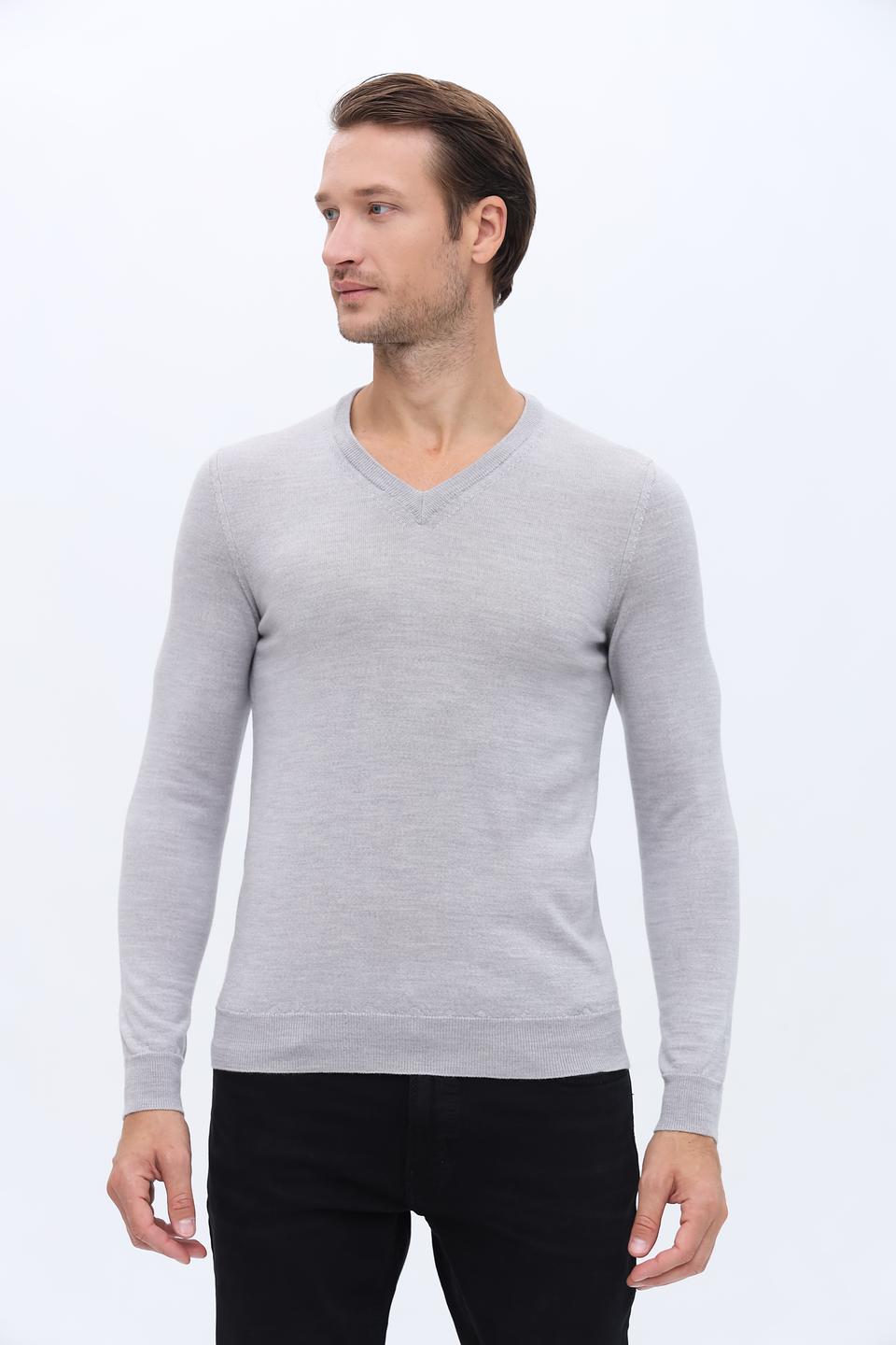 Джемпер Radi Perugia V-образный серый
