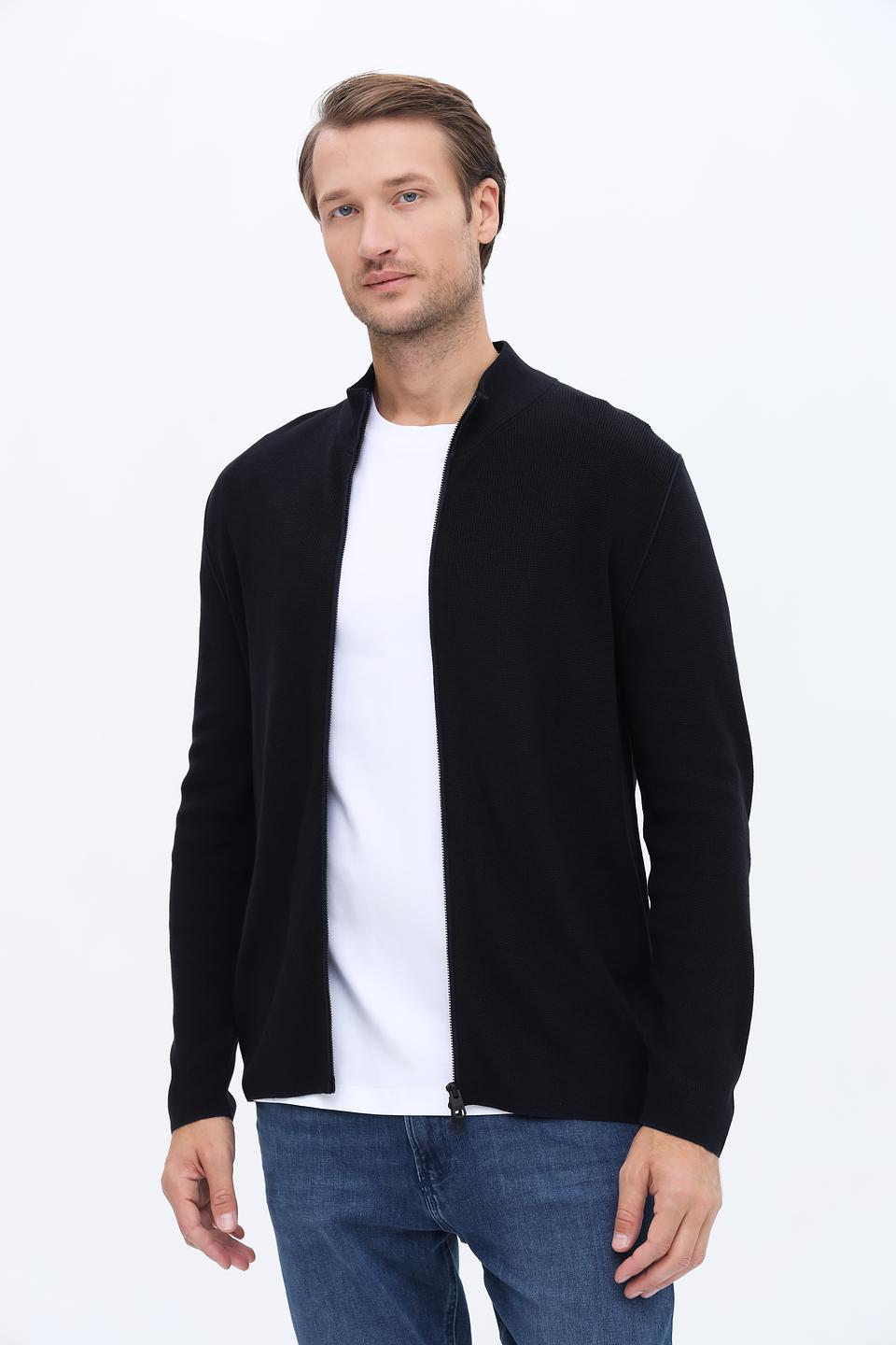 Кардиган Cinque чёрный на молнии