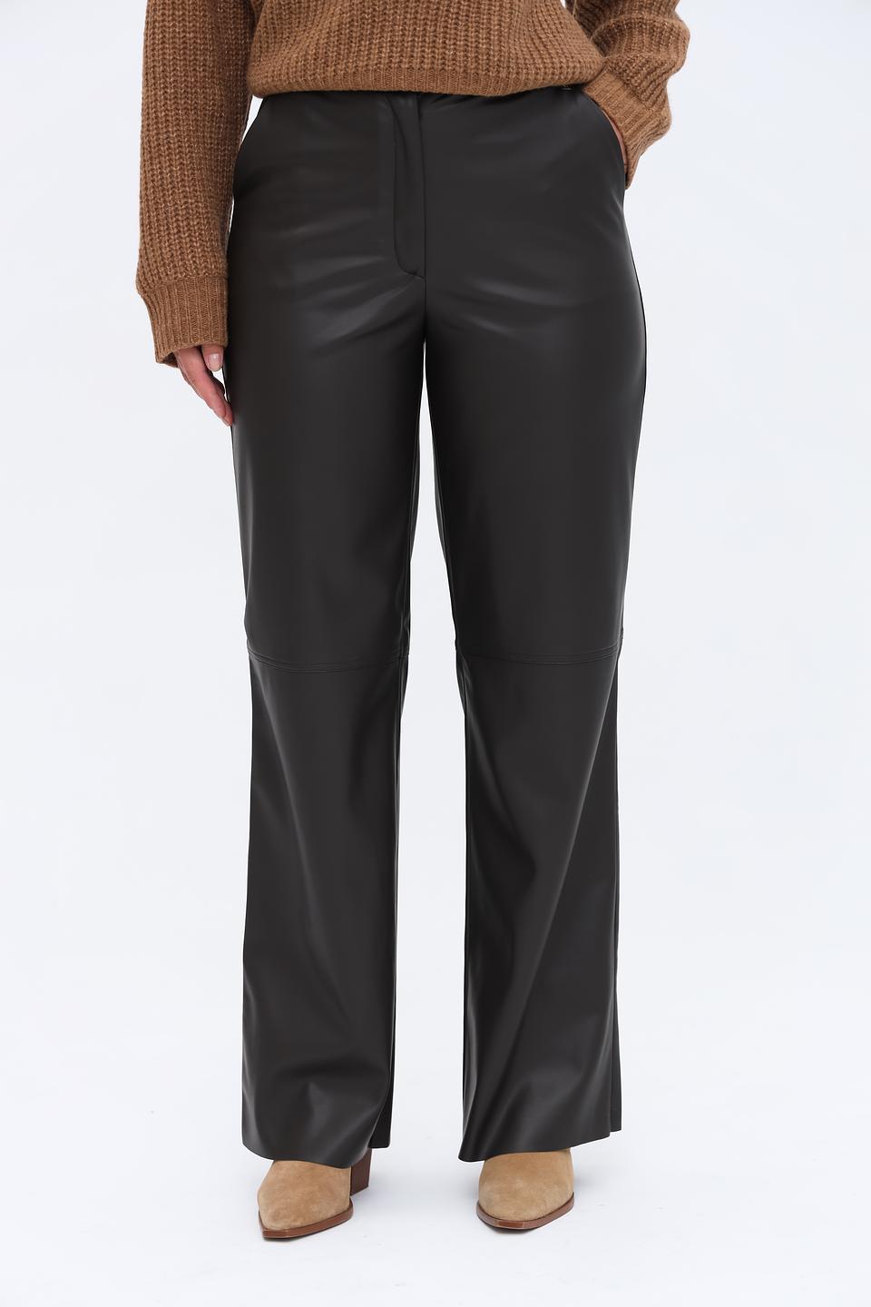 Брюки Marciano кожаные чёрные