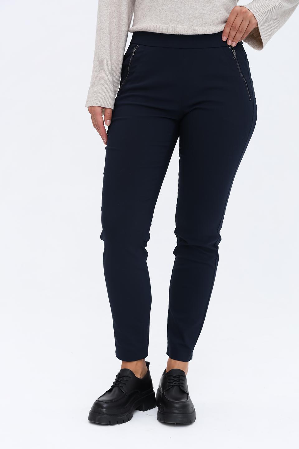 Брюки Gardeur темно-синие с молниями