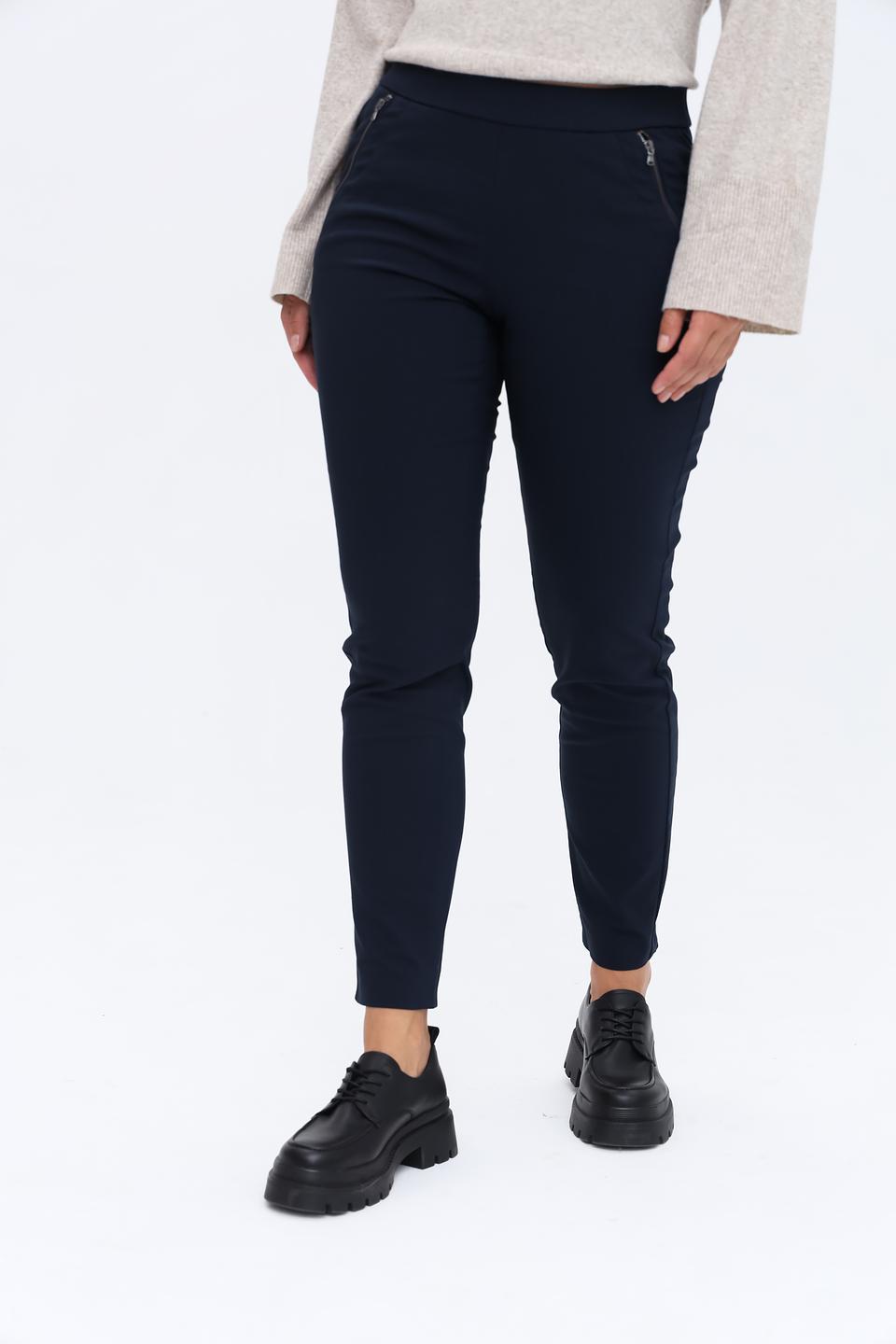 Брюки Gardeur темно-синие с молниями