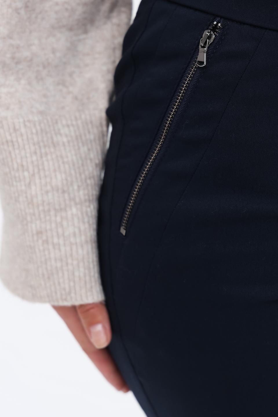 Брюки Gardeur темно-синие с молниями