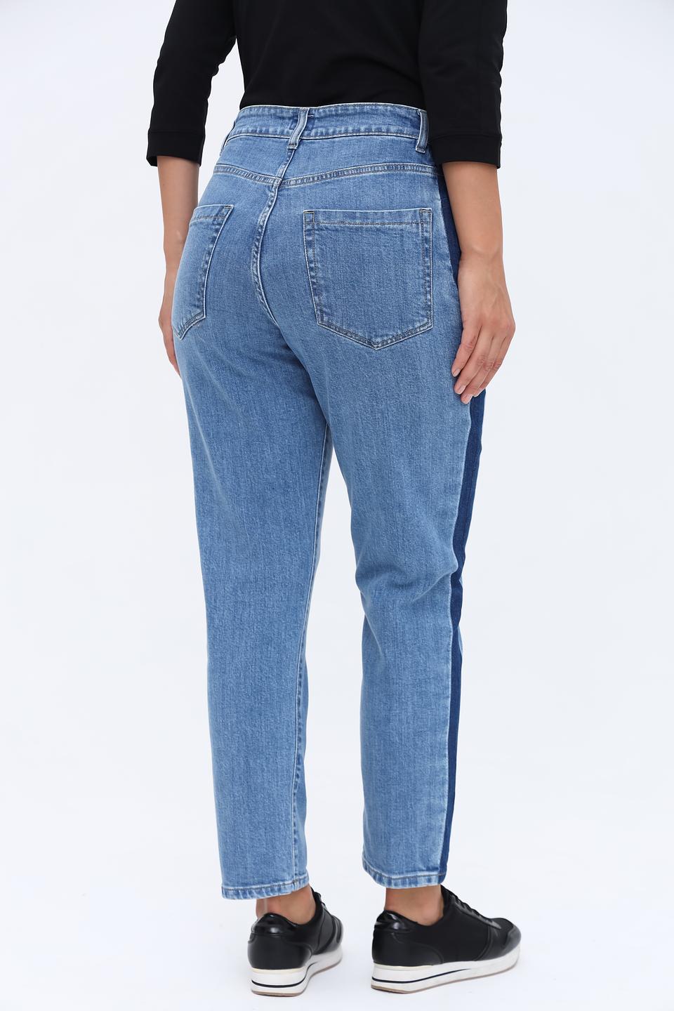 Джинсы UNQ с полосой