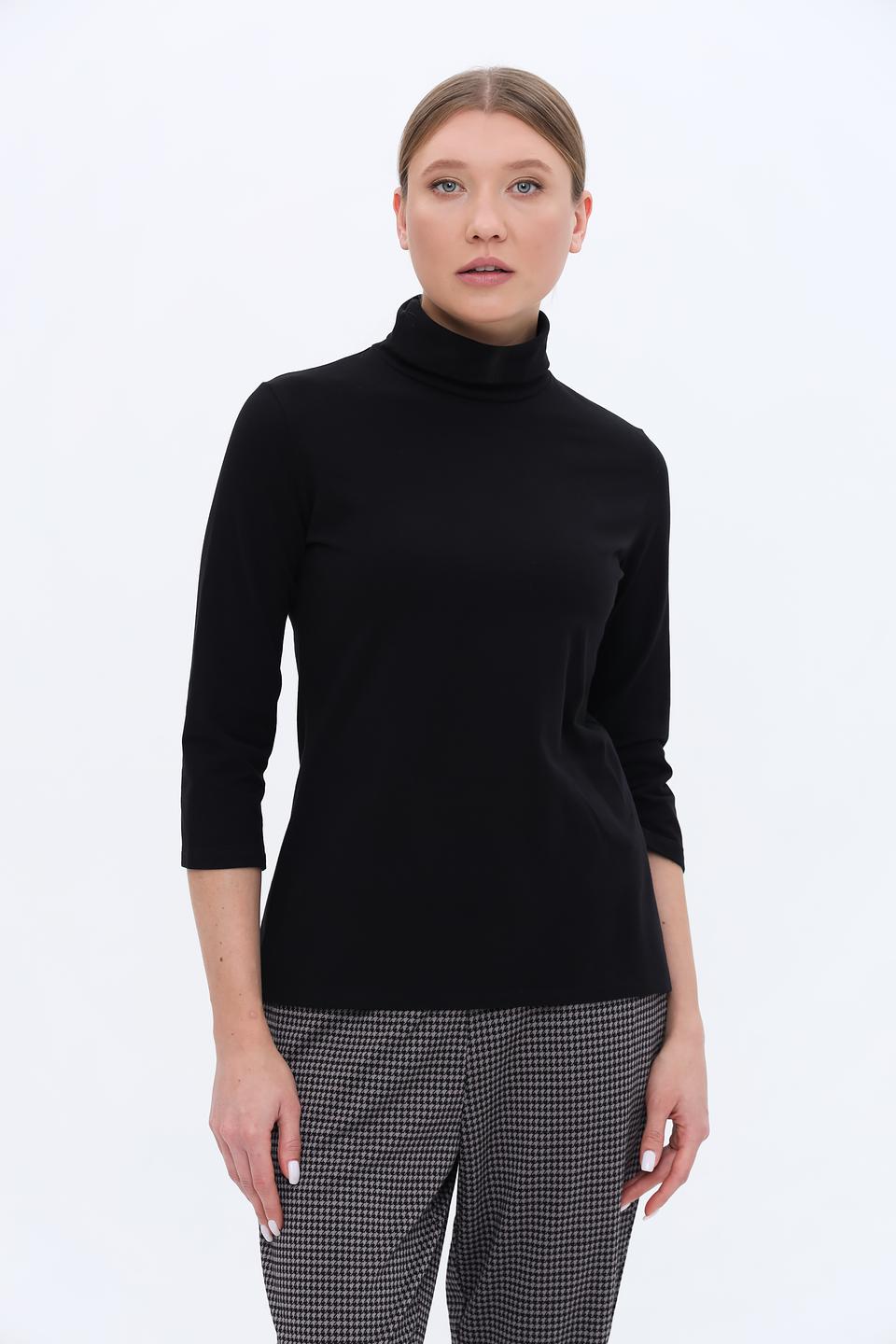 Джемпер Circolo 1901 жен. с горлом чёрный