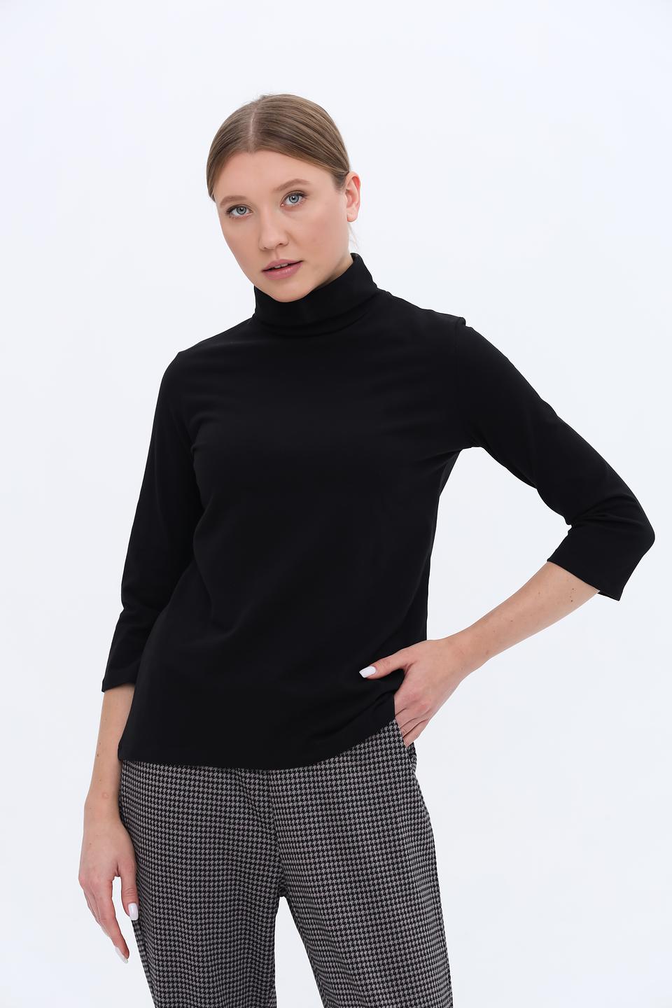 Джемпер Circolo 1901 жен. с горлом чёрный