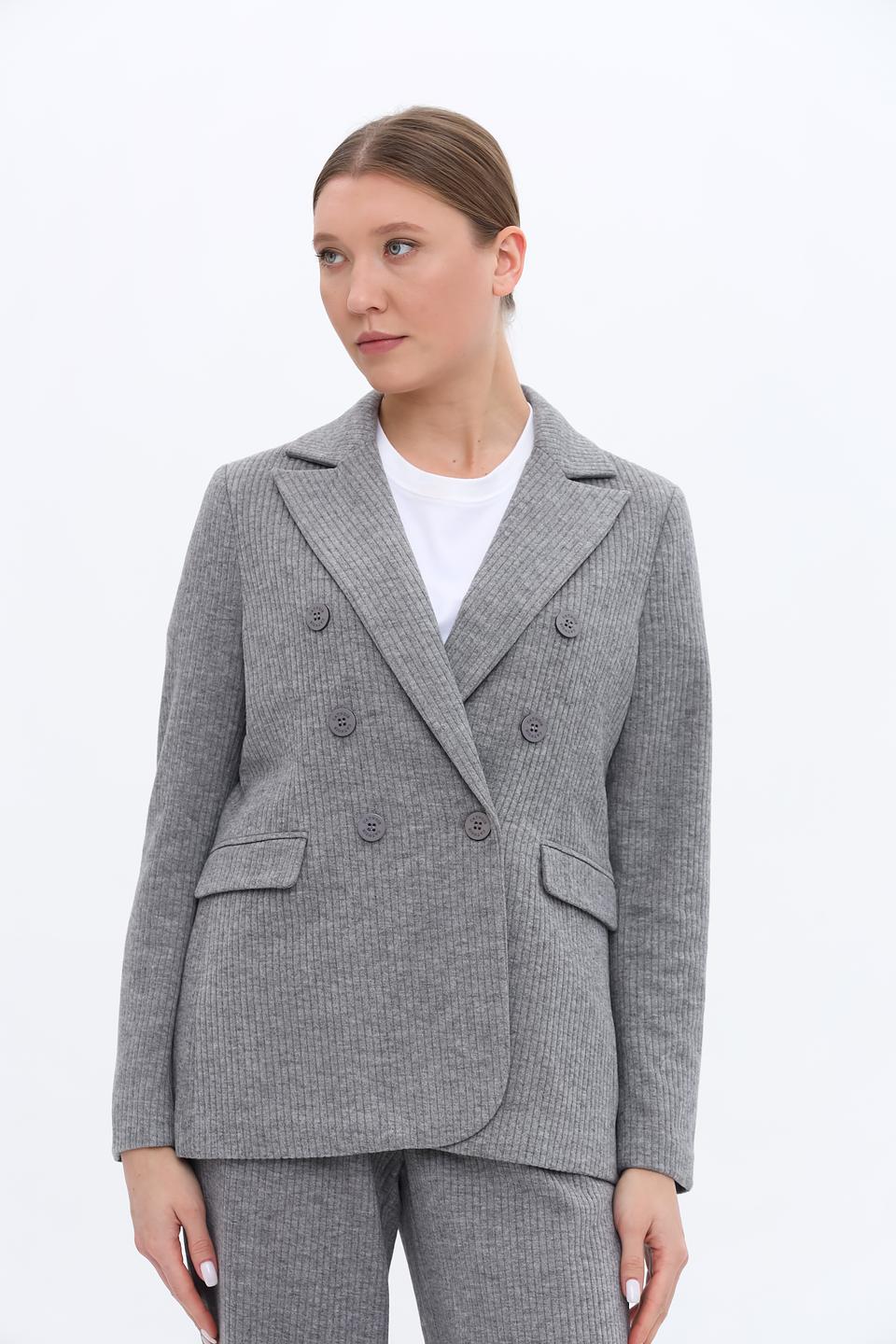 Жакет Catnoir в серую клетку