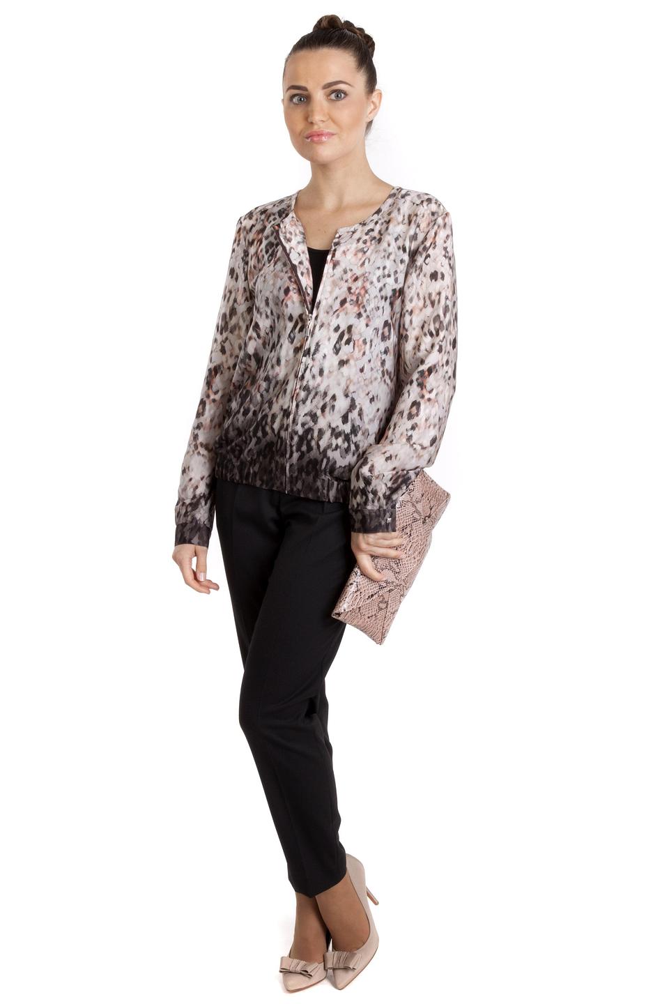 Жакет Gerry Weber с анималистичным принтом на молнии