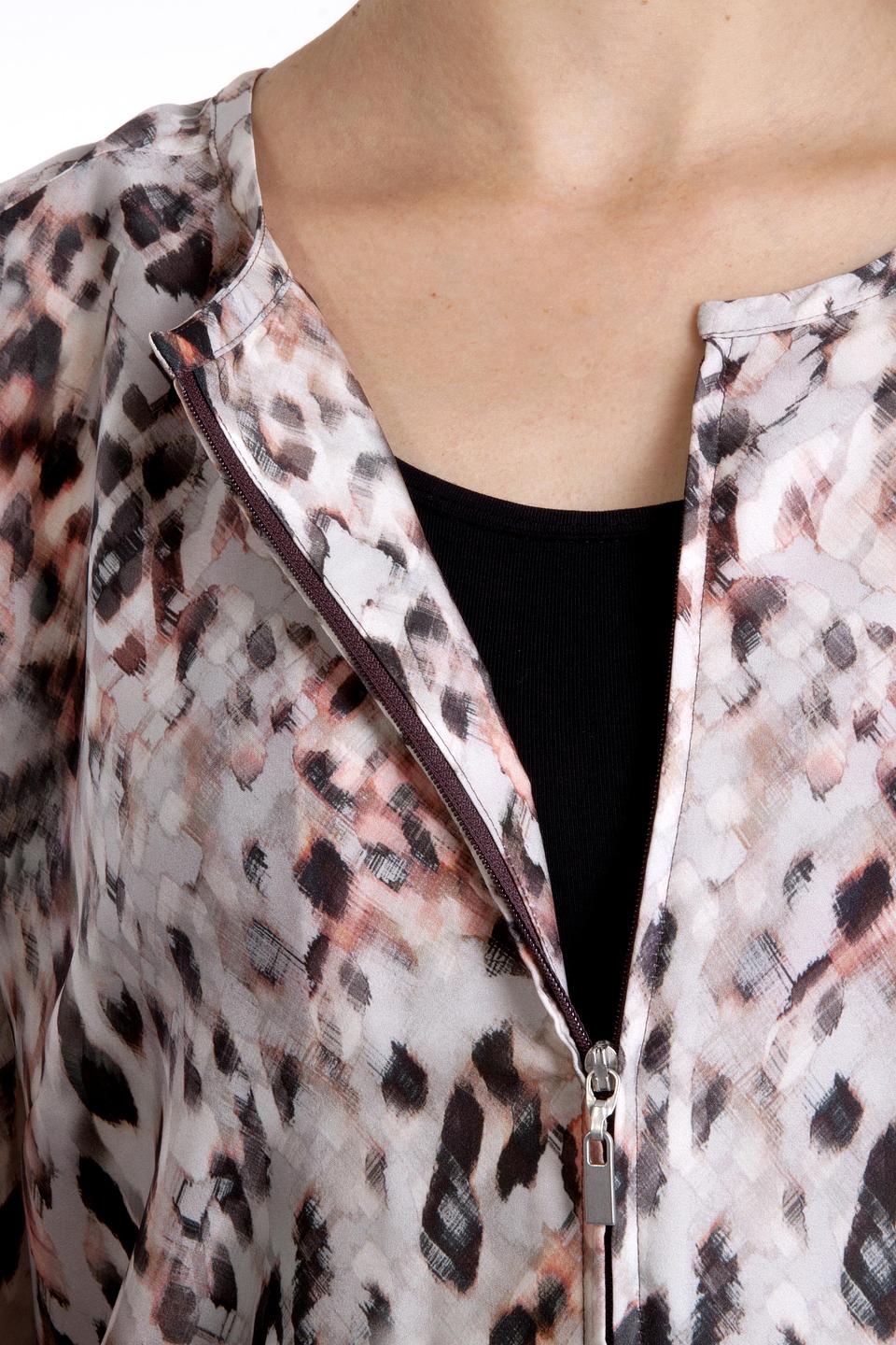 Жакет Gerry Weber с анималистичным принтом на молнии