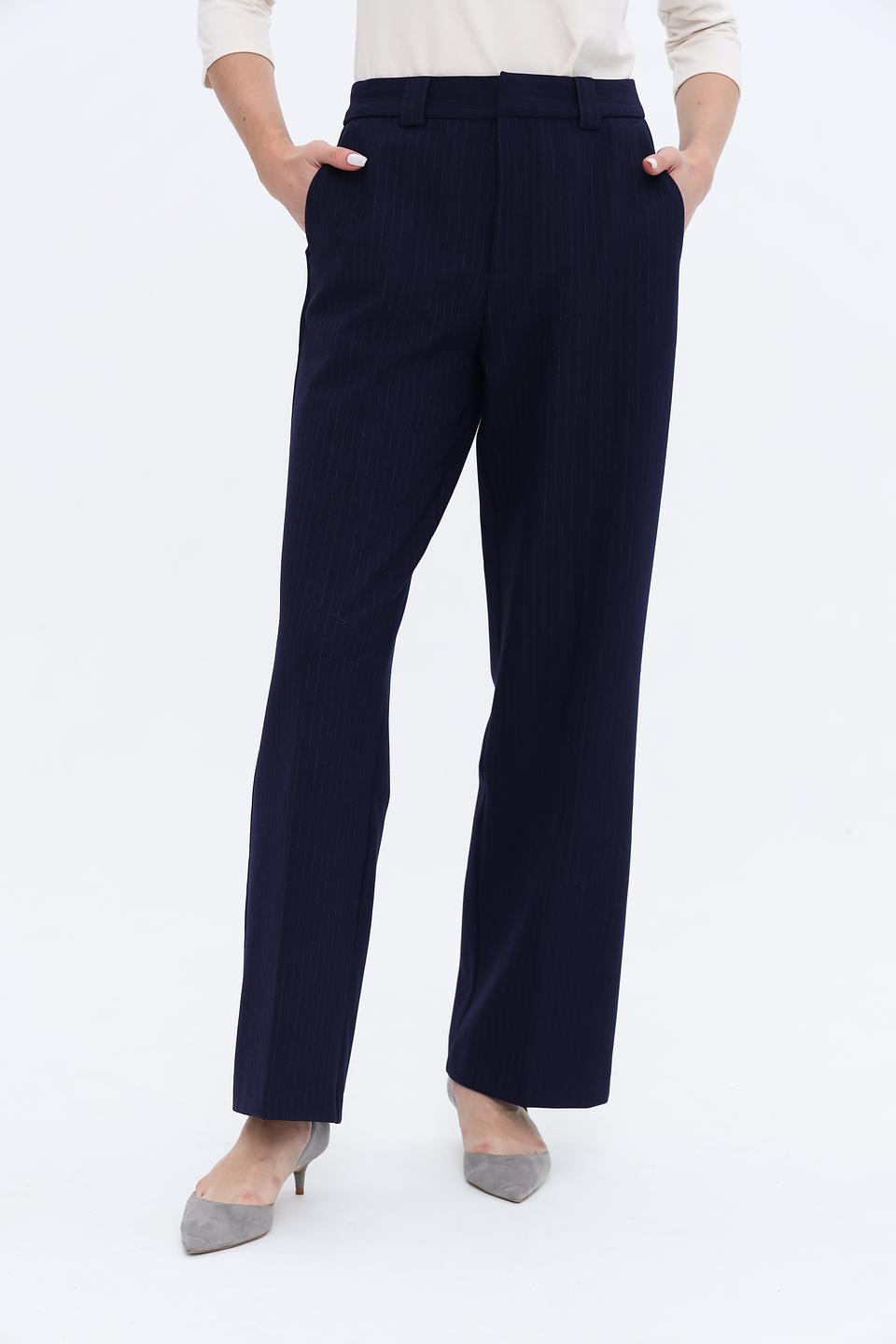 Брюки классические Rich and Royal темно-синие