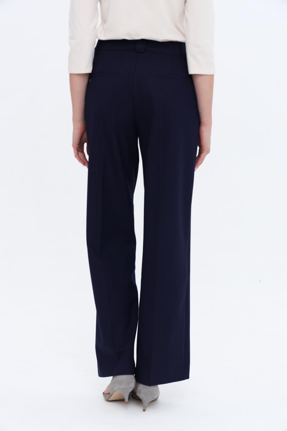 Брюки классические Rich and Royal темно-синие