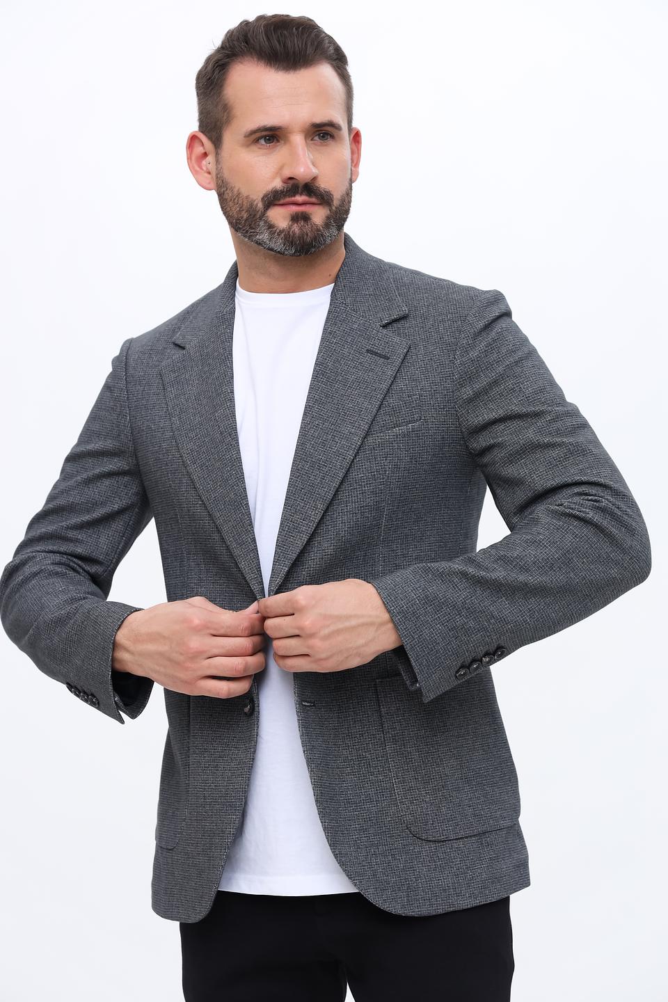 Пиджак Circolo 1901 в клетку серый