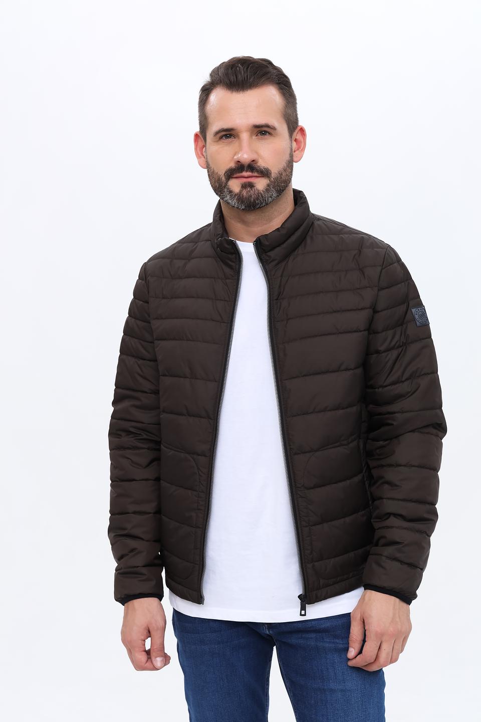 Куртка Bugatti стеганая коричневая