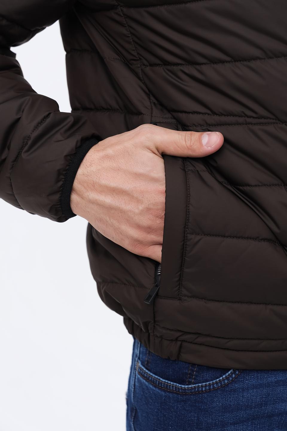 Куртка Bugatti стеганая коричневая