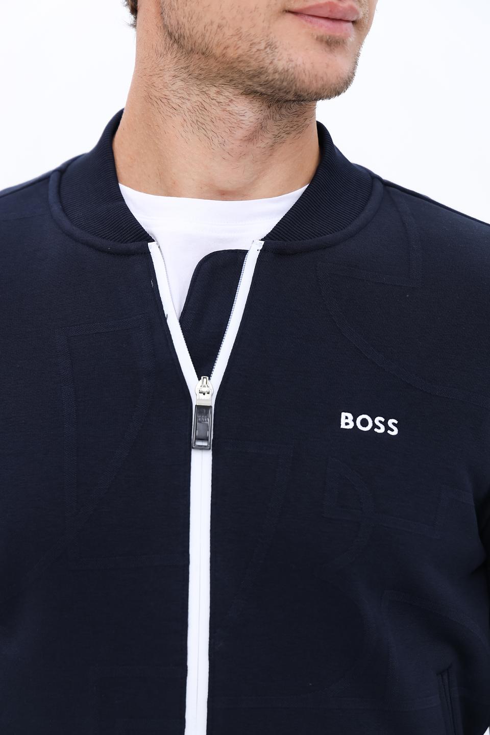 Кардиган Boss Green темно-синий