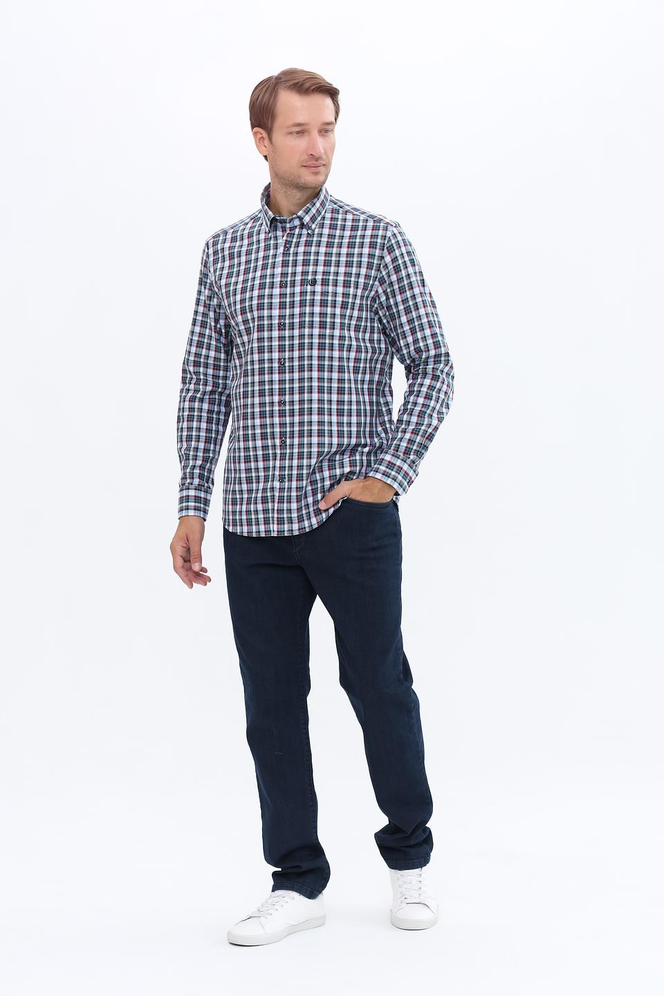 Рубашка Bugatti в клетку