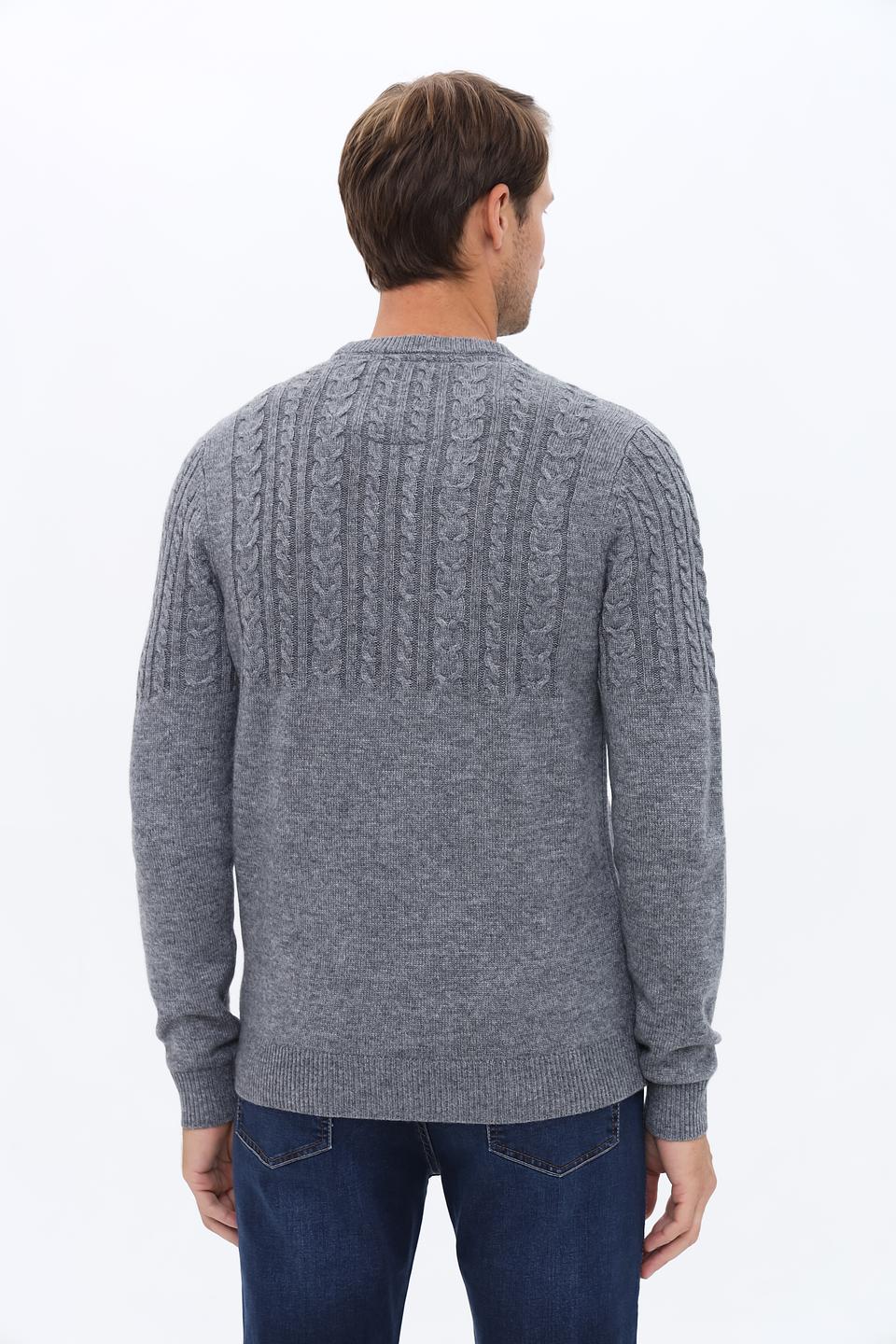 Джемпер Pezzo серый с косами