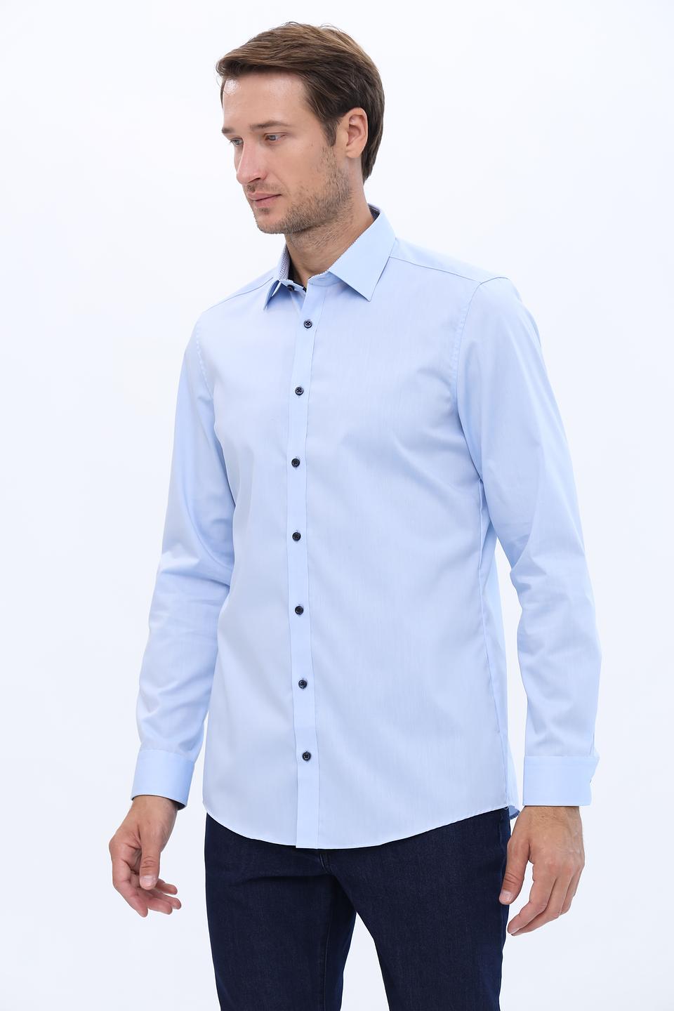 Рубашка Venti men голубая