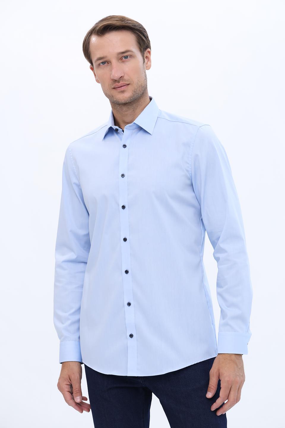 Рубашка Venti men голубая