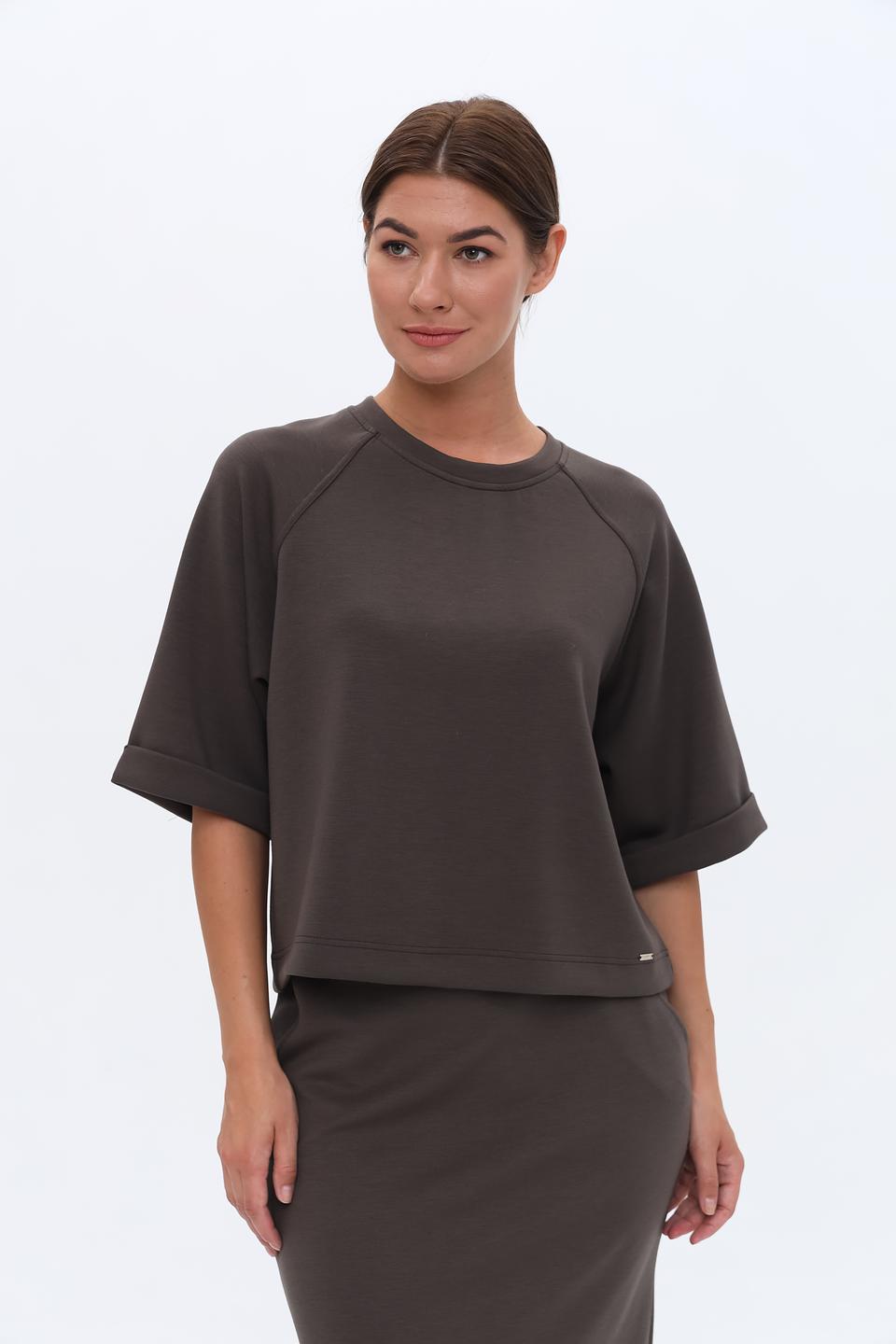 Пуловер Cinque женский коричневый