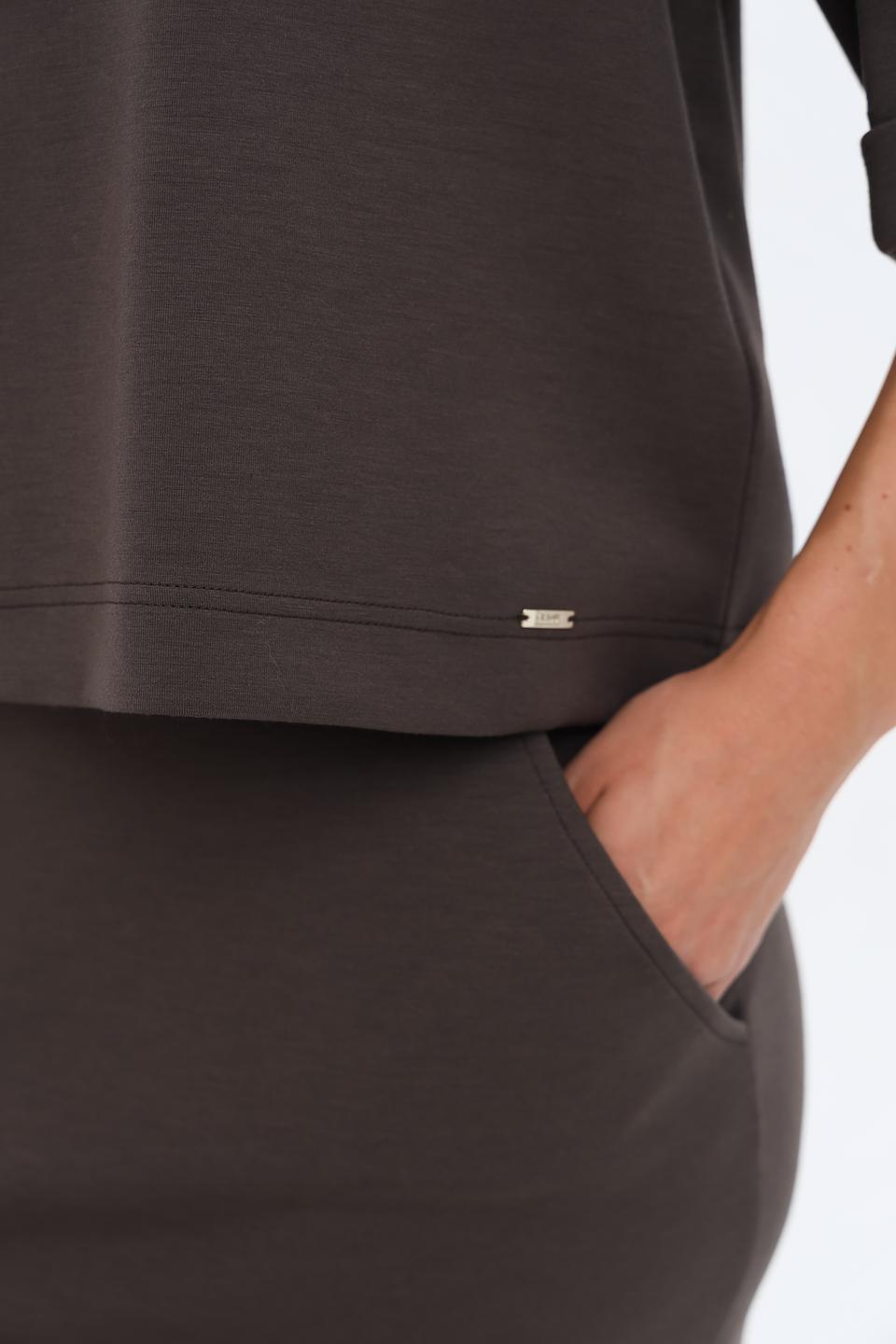 Пуловер Cinque женский коричневый