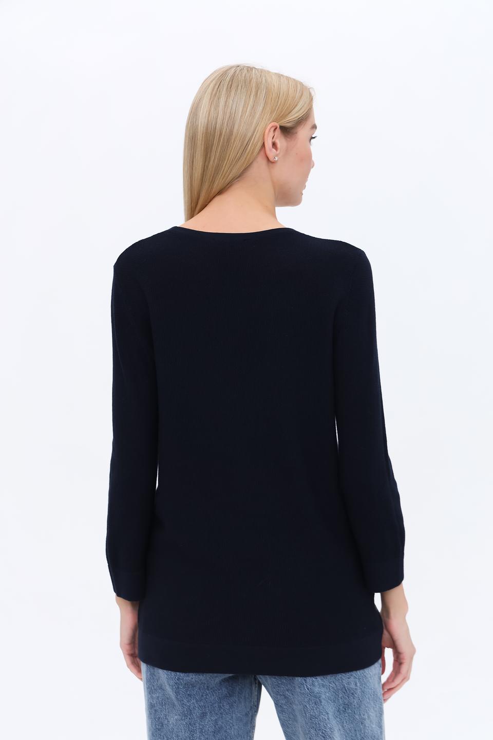 Пуловер Pezzo с городами чёрный