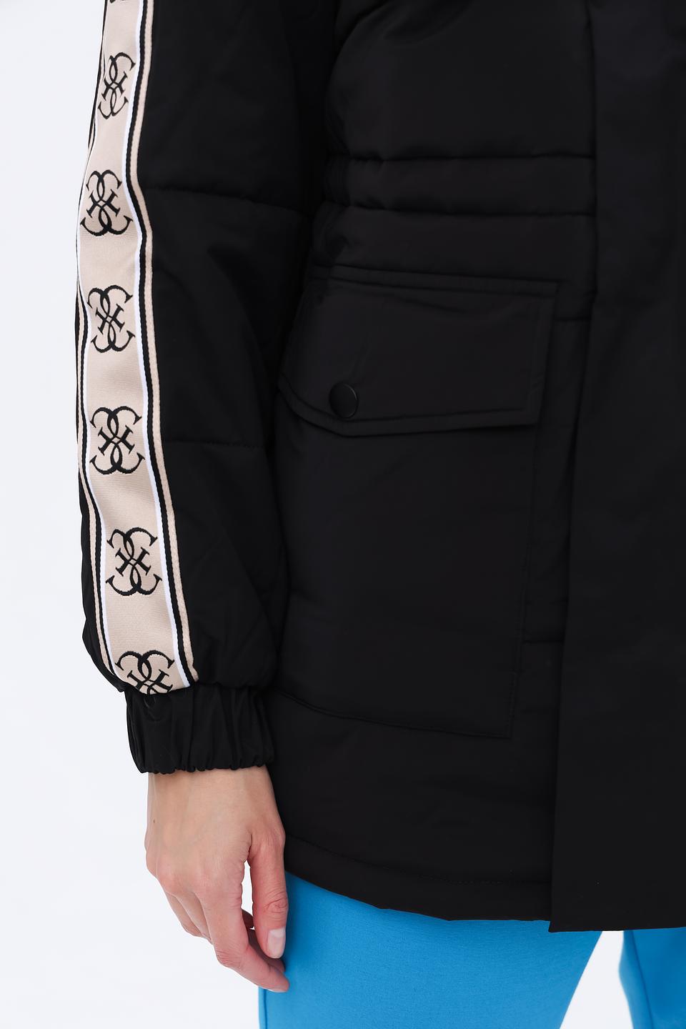 Куртка Guess жен. с логотипом чёрная