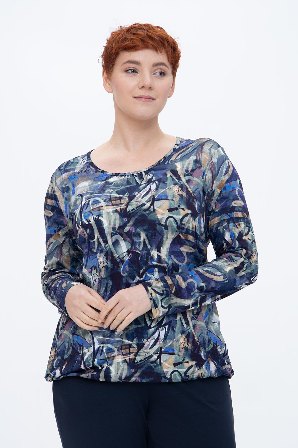 Лонгслив Doris Streich с абстрактным принтом