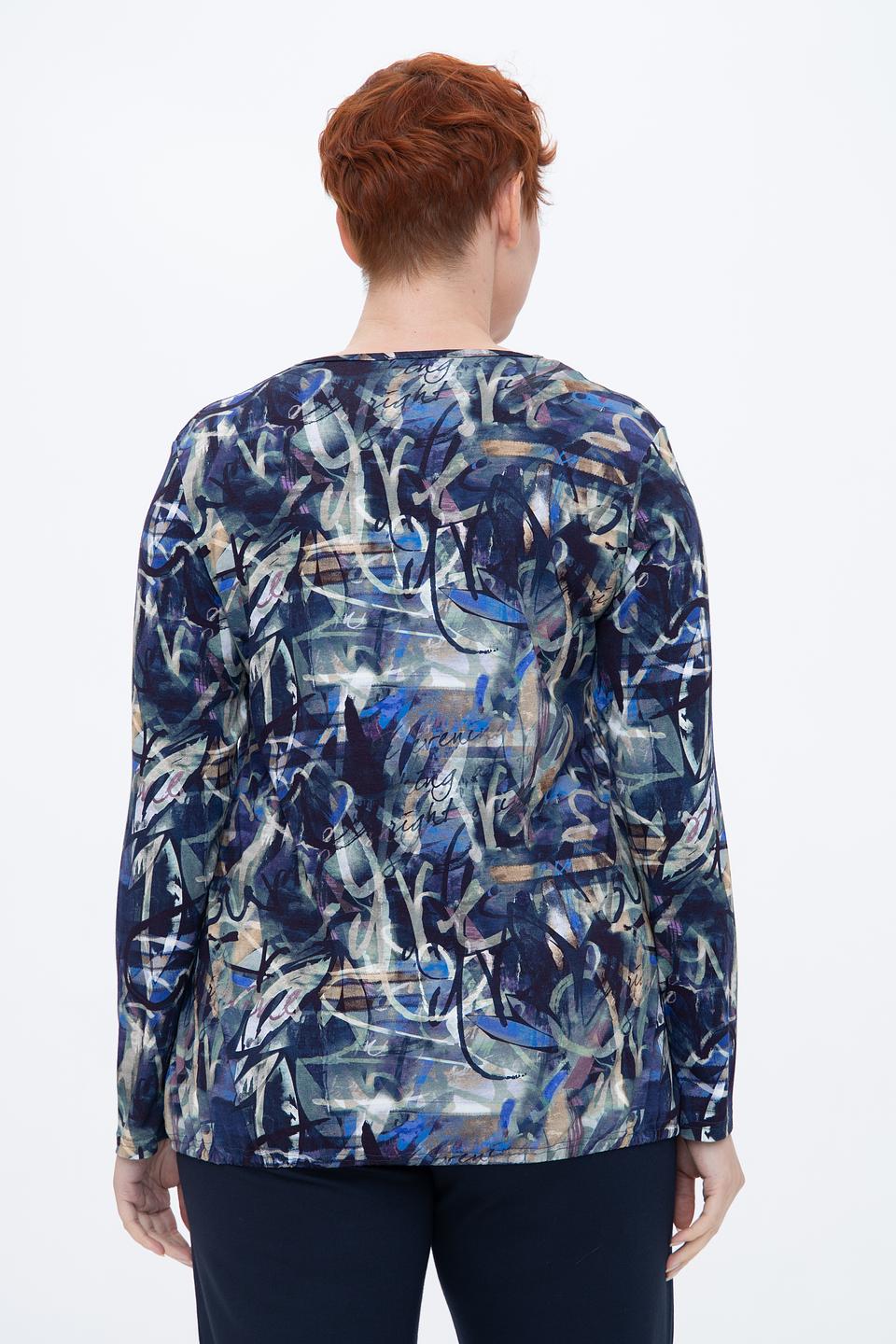 Лонгслив Doris Streich с абстрактным принтом